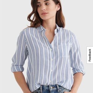 Lucky Brand Striped Button Down Shirt